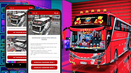 Android application Mod Garasi Bussid v4.0 Anim screenshort
