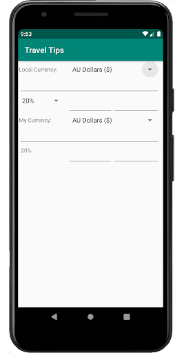 Travel Tips Screen 2
