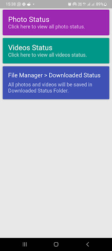 Android application Whatsapp Updates Downloader screenshort