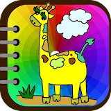 Kids Coloring ( Land animals ) icon