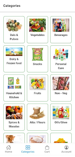 Android application spiderhit e-store screenshort