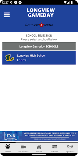 Longview Gameday Screen 2