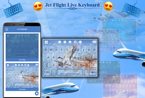 Jet Flight Live Keyboard Screen 2