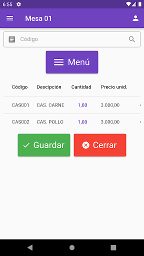 Jupiter POS Restaurantes Screen 3