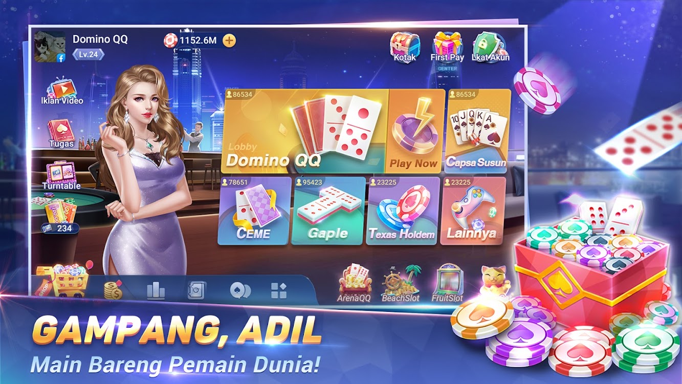 MVP Domino QiuQiu—KiuKiu 99 Gaple Slot game online by Arena Casino - (Android Games) — AppAgg