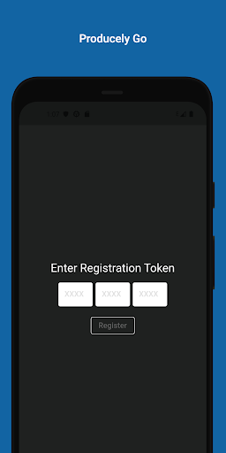 Android application producely Go! screenshort