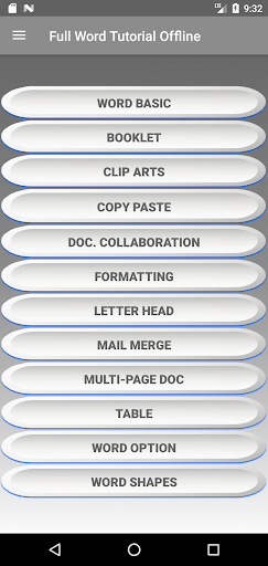 Learn MS Word Screen 2