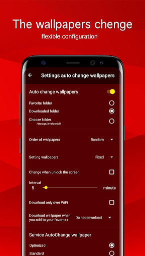 Screenshot of Red Wallpapers 4K