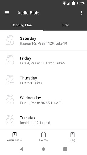 Android application The Borough Church screenshort