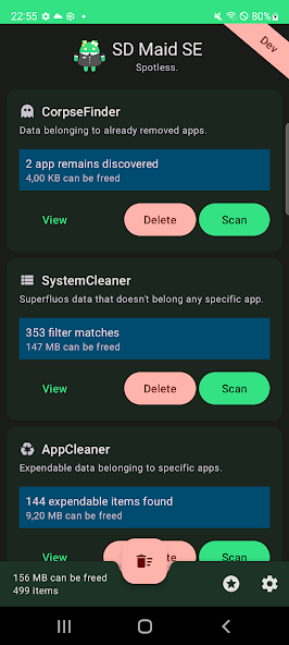 SD Maid 2/SE - System Cleaner 0.12.00 APK + Mod (Unlimited money) إلى عن على ذكري المظهر