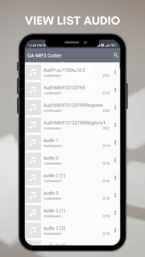 QA - MP3 Cutter & Ringtone Screen 3