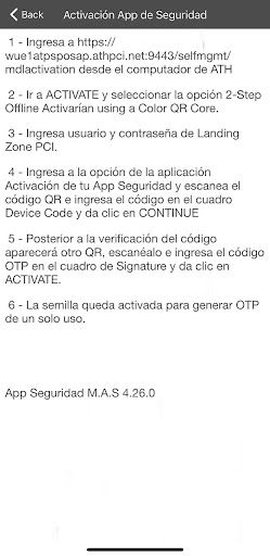 App Seguridad PCI Screen 3