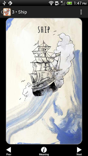 Screenshot of Scrying Ink Lenormand