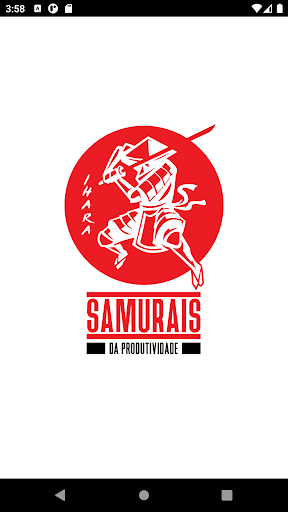 Android application Samurais da Produtividade screenshort
