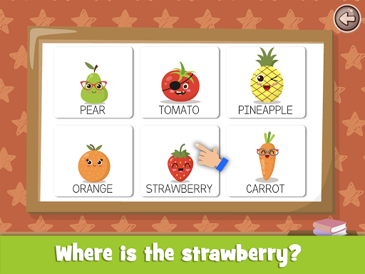 Learn fruits and vegetables - games for kids screenshots 10