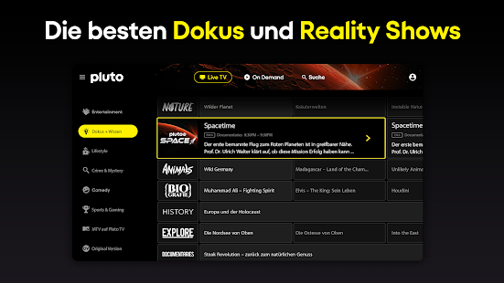 Pluto TV - TV, Filme & Serien Screenshot