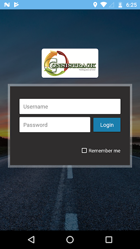 Android application CONSISTRACK screenshort