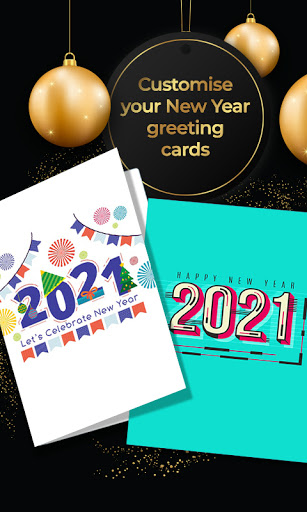 2021 New Year Greeting Cards