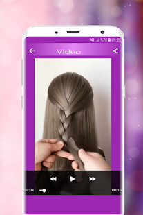 Hairstyles Step by Step Videos (Offline)  APK screenshots 4