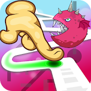 Top 49 Casual Apps Like Follow the Line Monster Run: Finger Race 2D Deluxe - Best Alternatives