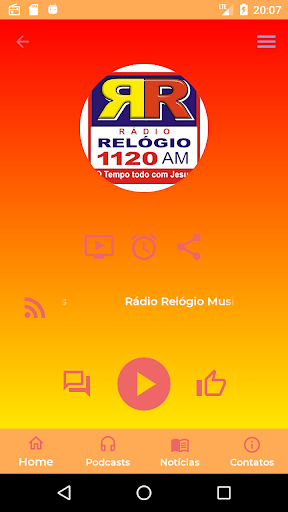 Android application Relógio Musical 1120 AM screenshort
