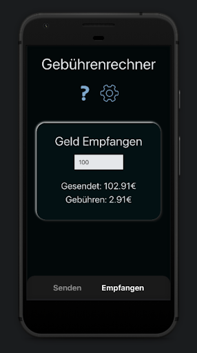 Pro Fee Calculator PayPal fees Screen 2