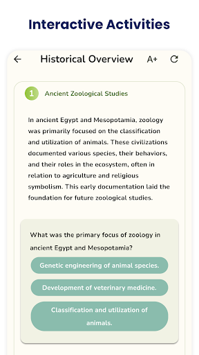 Zoology Quick Notes Screen 3