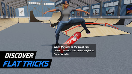 Android application 3D Skate Tricks: learn easily screenshort
