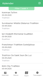 Triathlonwedstrijden capturas de pantalla