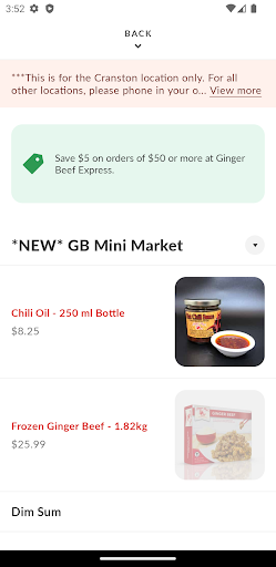 Ginger Beef Bistro House Screen 3