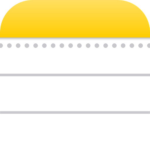 iNote iOS 17 - iPhone 15 Notes logo