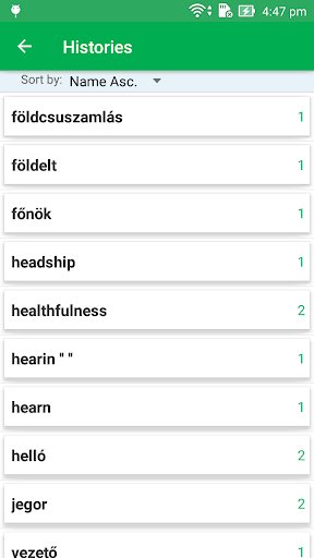 Hungarian Greek Dictionary