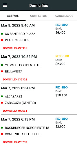 LLevo Repartidor Screen 2