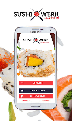 Android application Sushi Werk screenshort