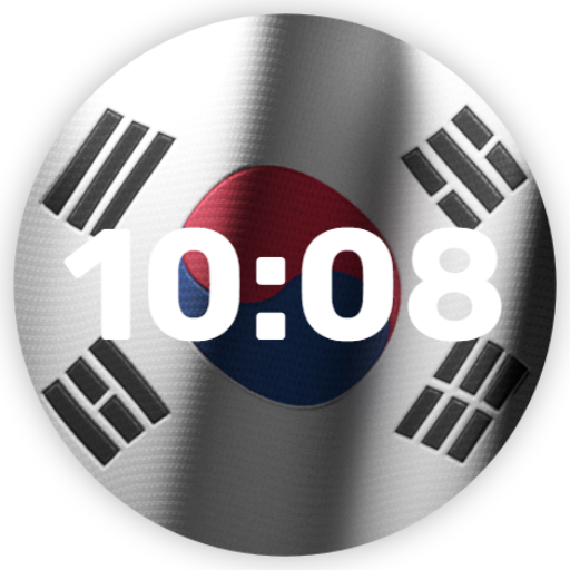 South Korea Flag Watch Face Logo