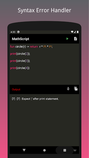 MathScript Screen 3
