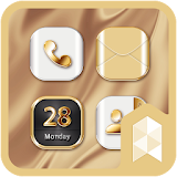 HD Gold Wallpaper theme icon