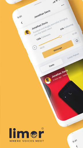 Android application LIMOR screenshort