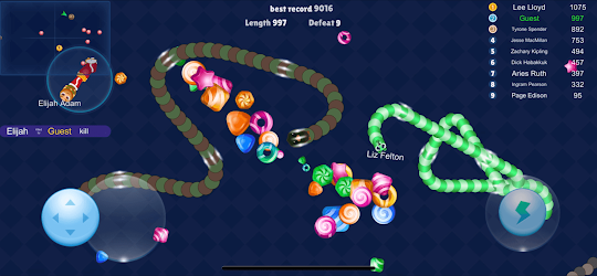 Snake Slither: Rivals io Game