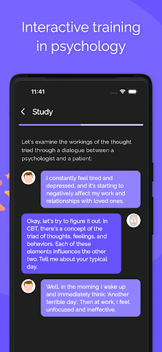 Screenshot of MindHealth: CBT Mental Health