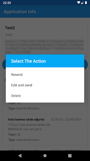 Notification Push Test