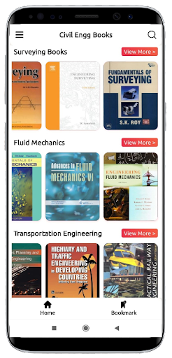 Civil Engineering Books, Notes Screen 2