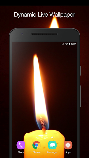 Candle Live Wallpaper Screenshot 1 - AppWisp.com