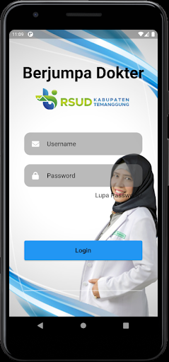 Android application BERJUMPA DOKTER screenshort