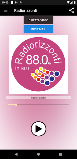 Android application Radiorizzonti inBlu screenshort
