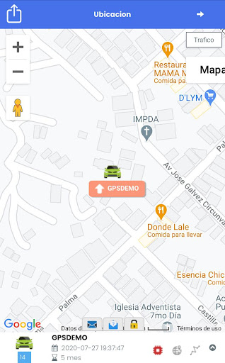 Huellas Gps Screen 3