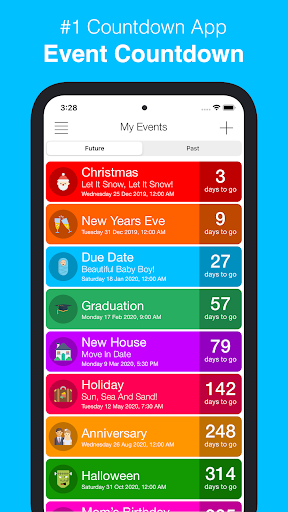 Android application Event Countdown - Calendar App screenshort