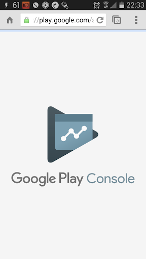 Android application Developer Console screenshort