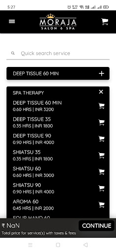 Moraja Salon Screen 3