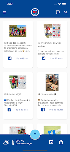 Android application FCSR Haguenau screenshort